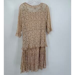 Olivia Womens 2 Pc Set Size M Cottagecore‎ Floral Lace Boho Skirt Top Romantic